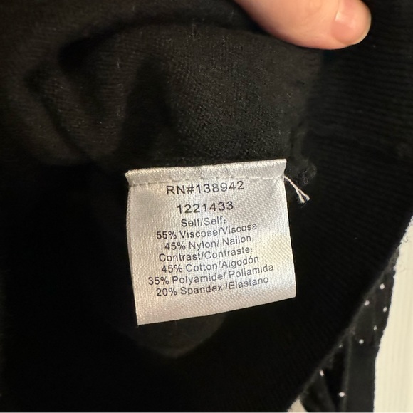 On Twelfth NWOT black sweater - Picture 7 of 8